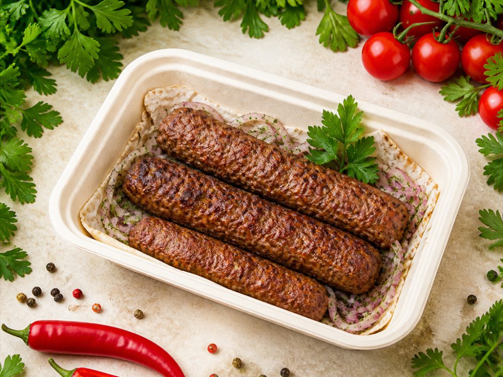 Люля-кебаб из говядины с мангала