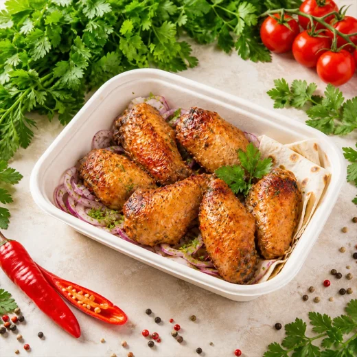 Шашлык из куриных крыльев